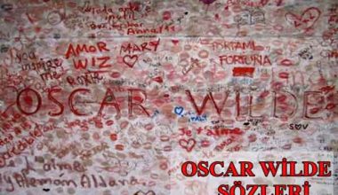 Oscar Wilde Sözleri