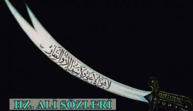Hz.Ali Sözleri