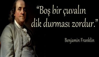 Benjamin Franklin Sözleri