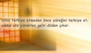 İBRETLİ SÖZLER
