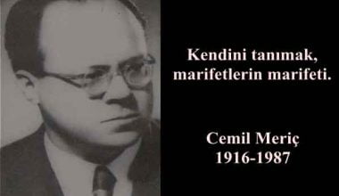 Cemil Meriç Sözleri