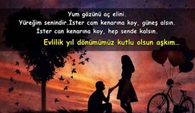 Evlilik Yıldönümü Mesajları