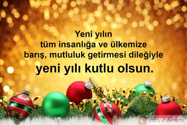 Resimli Yeni Yıl Kutlama Mesajları